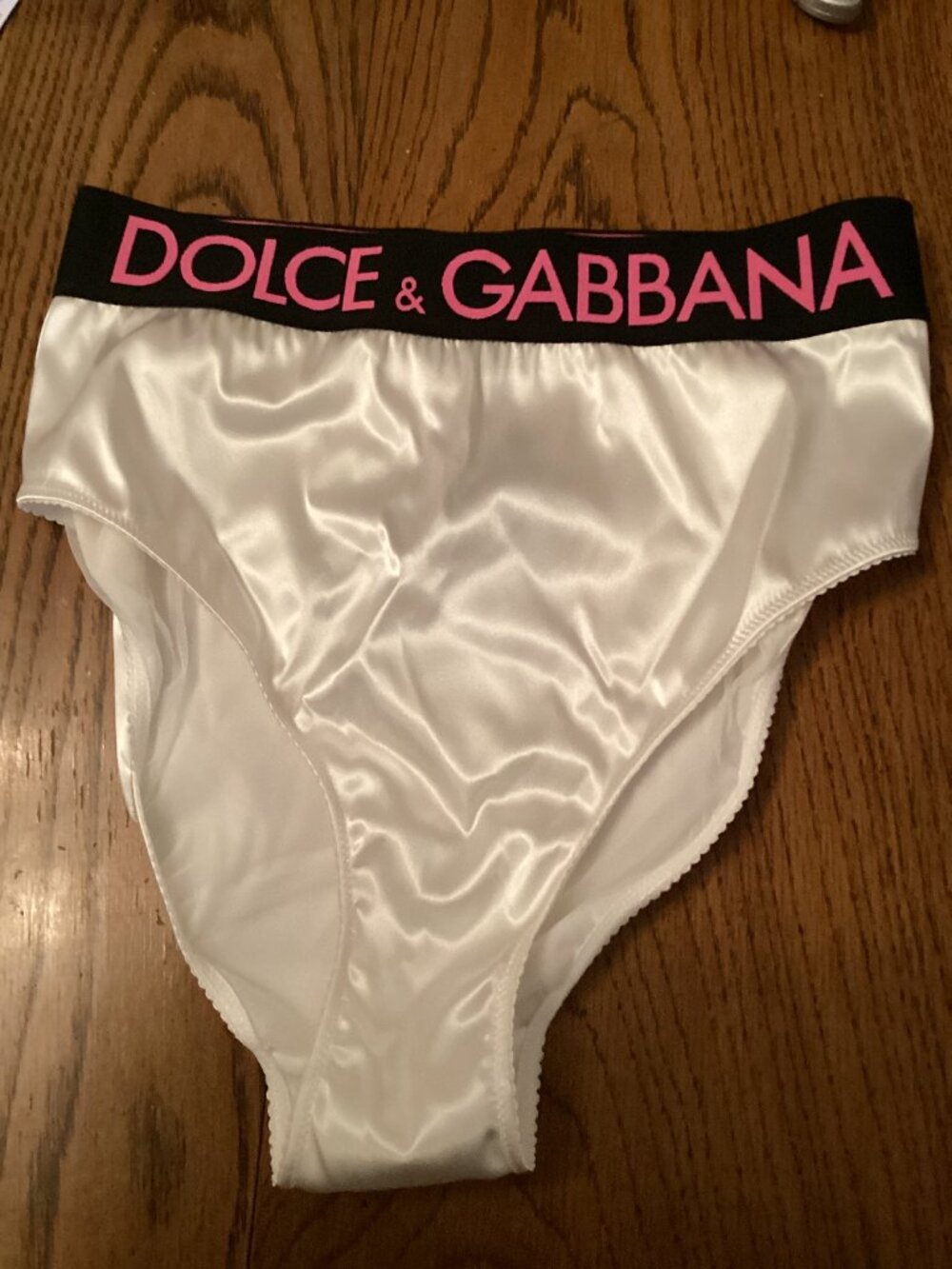Dolce & Gabbana Satin High-Waist Panties 4